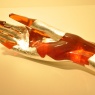 Silver and red hand