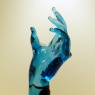 Copper blue hand